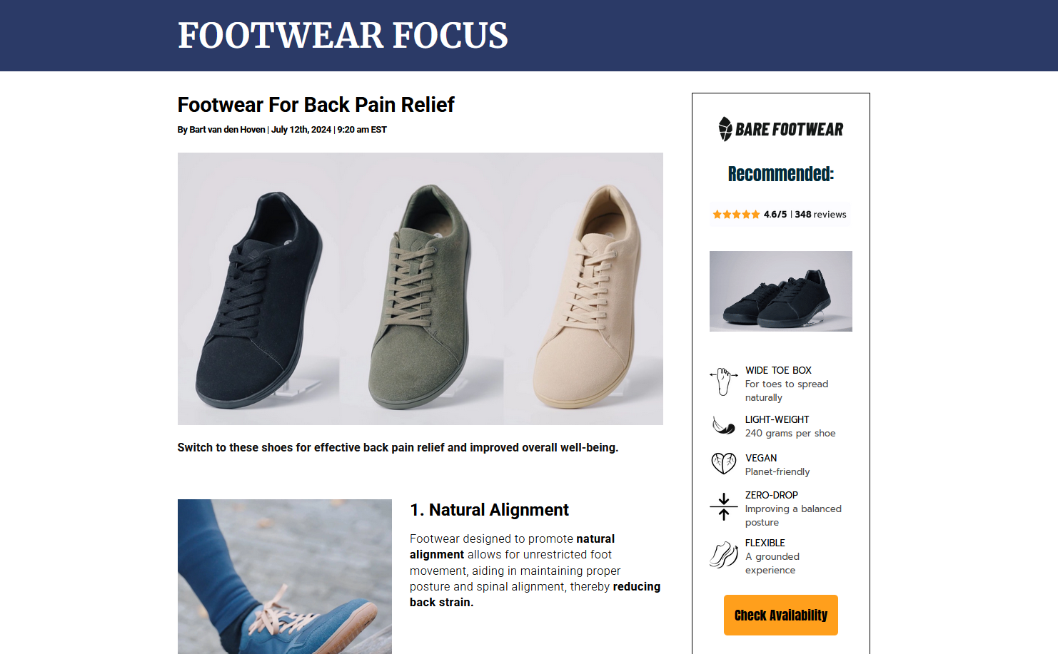 Detailbeeld van Barefoot