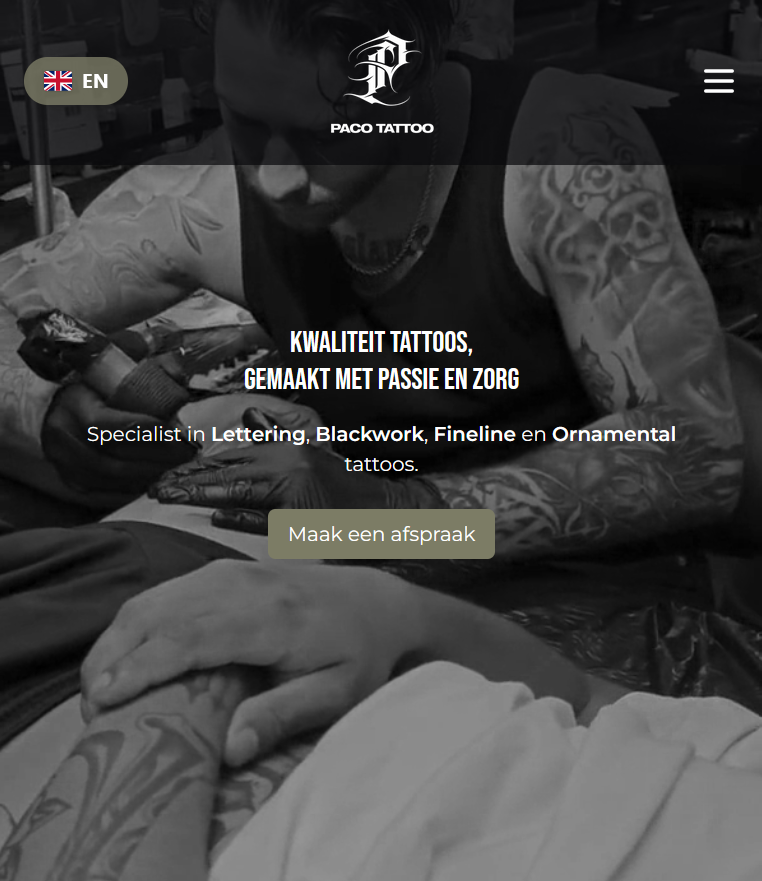 Detailbeeld van Paco Tattoo